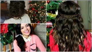 No Heat Holiday Curls + Easy Hairstyles!