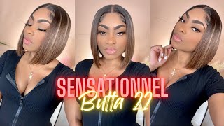 Must Have Synthetic Bob  No Plucking Required! Sensationnel Butta Hd Lace Wig - Butta Unit 22