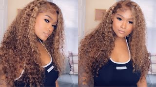 Highlight Jerry Curly Wig Transformation! The Best Summer Look! Ft Hurela Hair