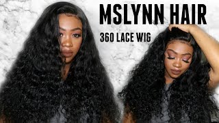 Mslynn Hair 360 Deep Wave Lace Wig | Quick Styling
