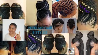 2021 African Hairstyles: Ponytail Hairstyles|Braided Updo For Black Hair|Shuku Style|Cornrows Braids