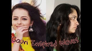 Gauri Of Dil Bole Oberoi Inspired Hairstyle/ Heatless Wavy Hair At Home