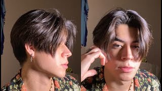 Middle Part/Curtains Hairstyle Tutorial (No Heat)