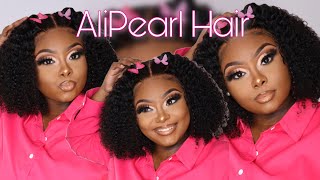 Affordable&Cute Curly Bob Wig Install+Review| Alipearl Hair