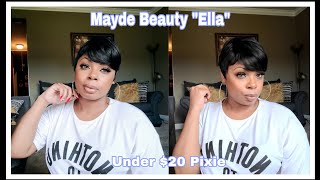 Frugal Friday'S| Mayde Beauty Synthetic Wig - Ella | Under $20 Pixie Wig |Allthings Nikkinicole