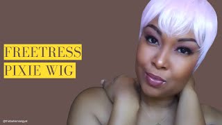 The Cutest Pink Pixie Wig | Freetress Equal Wig | Hailey Wig | Synthetic Wig | This Bahamian Gyal