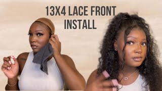 13X4 Lace Frontal Install | Amazon Caitlyn Hair