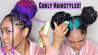 Curly Hairstyles (Festival/ Spring Ready)|Easy + No Damage!