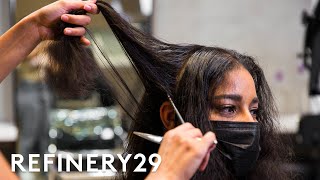 I Got A Cut To Restore My Damaged Curls | Hair Me Out | Refinery29