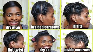 6 Night Time Relaxed Hair Protective Hairstyles| How To Properly Protect Your Hair  While You Sleep