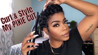 How To: Curl & Style My Short Hair (Pixie Cut)