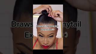 Drawstring Ponytail Clip In Hair Extensions Ft Jessie'S​​ Selection Wig