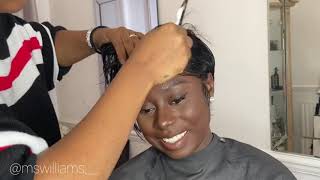 How To Cut A Pixie Wig - Short Frontal Wig Transformation