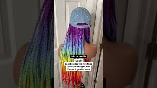 Best Hat Wig Review ✅ Amazon Affordable Hat Wig Review + Cute Amazon Braid Wig
