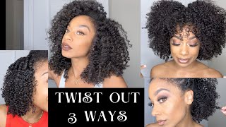 3 Different Twist Out Methods