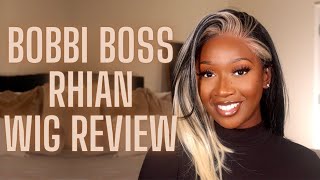 Bobbi Boss | 13X4 Synthetic Lace Wig | Mlf241 Rhian | Ft Ebonyline | Tan Dotson