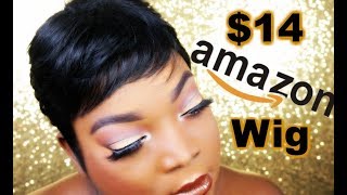 $14 Dollar Wig Thats On Point: Amazon Pixie Cut