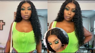 Beginner Friendly 4X4 Lace Closure Summer Wig Install! | Angiequeenhair
