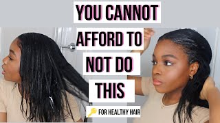 This Was A Gamechanger For My Relaxed Hair| Updated Moisturise And Seal Routine