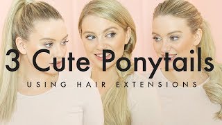 How To: Create Ponytails With Hair Extensions | Milk + Blush Hair Extensions