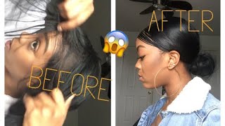 Lace Frontal Ponytail | Watch Me Slay This Low Bun