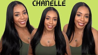 Outre Synthetic Sleeklay Part Hd Lace Front Wig - Chanelle --/Wigtypes.Com
