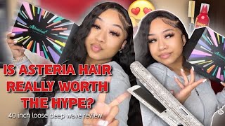 Is Asteria Hair Really Worth The Hype?  | 40 Inch Loose Deep Wave Review