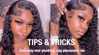 How To Finesse Your Wig! Watch Me Install A Deep Wave Wig  | Cynosure Hair