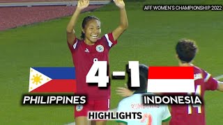Philippines Vs Indonesia | Highlights | Aff Women'S Championship 2022