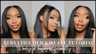How To: Versatile Quickweave W/ Leave Out | Beginner Friendly