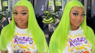 Slime Green Hair  | Best 613 Wig  | West Kiss Hair |