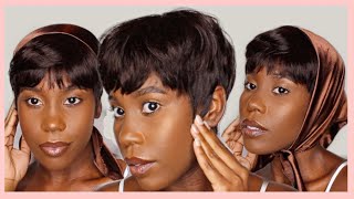 Super Affordable Pixie Cut Wig | Mary J Janet Collection | Synthetic Sundays