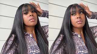 The Best Bang Lace Wig Ever! Quick & Easy *Trendy* Style Ft. Recool Hair