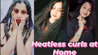 No Heat Curls/Crimps Overnight ✖️|| Aditi Gupta|| Hairstyles