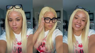 Installing A 613 Blonde 13*6 Lace Front Wig Ft. Ashimary Hair