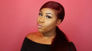 Sleek Ponytail W/ Lace Frontal Tutorial | Ms Here Hair