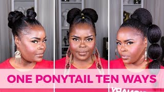 One Ponytail Ten Ways (Betterlength Drawsring Ponytail)