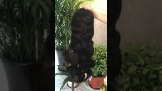 13*4 Transparent Lace Body Wave 22 Inch 250 Density Wig 100% Huaman Hair