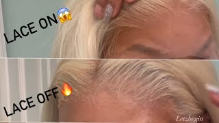 How To Slay A Blonde Wig | Part 1 | Sensationnel Human Hair Blend Butta Lace Straight 32 | 613