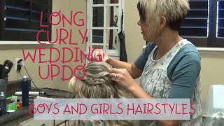 Long Curly Updo Hairstyles | Wedding Updo Hairstyles