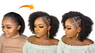 Wow How To Fake Full Natural Hair/ No Leave-Out/ Crochet Method