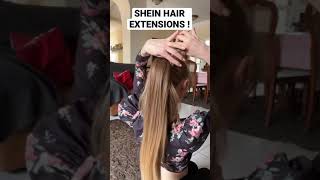 Shein Unboxing Hair Extensions #Shorts #Shein #Unboxing #Hair #Extension