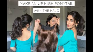 How To Tie A Ponytail With The Halo