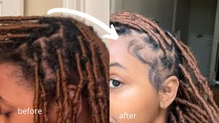 Easy And Quick Touch Up On Soft Locs ♡ A'Jah W