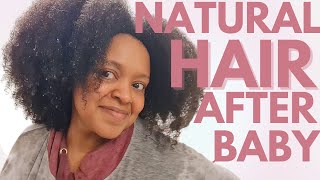 What Pregnancy Did To My Type 4 Natural Hair!  | Postpartum Hair Update 2022 | The Curly Closet