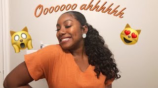 Easy Ponytail On Natural Hair| Styles For Heat Damaged Hair