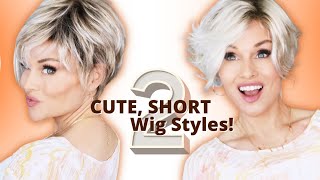 A Rare Sighting Of 2 Cute, Short Pixie Wigs | Raquel Welch Cinch & Gabor Perfection!