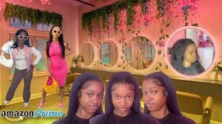 Viral Amazon Prime Lace Front Wig | Unpackage + Wig Install & Review With Photos  *Is It Worth It*