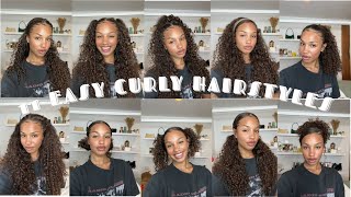 Tutorial | 11 Easy Curly Hairstyles
