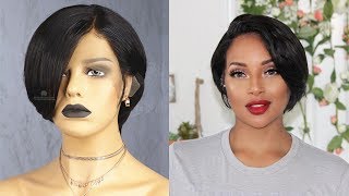 I Tried A Short Pixie Wig For $99 !  Ft  Wowafrican
